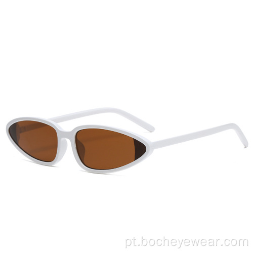Nova moda feminina pequena armação olho de gato Óculos de sol da tendência européia e americana Óculos de sol óculos de tiro de rua masculinos